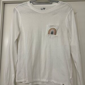 LIV Outdoor Flow Rainbow Pocket Long-Sleeve T-Shirt, Size L